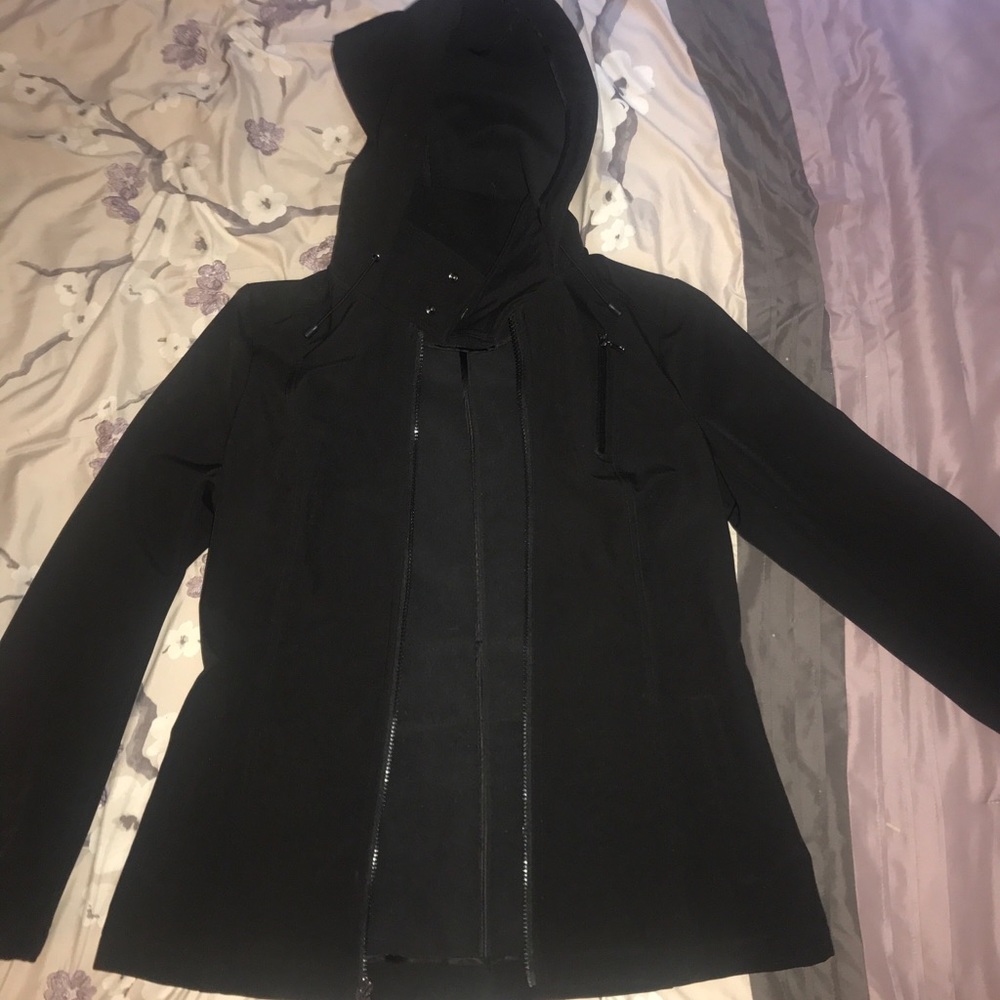 Black Kennith Cole Reaction water resistant jacket